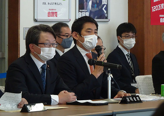 宇宙資源法案について党内審議で了承されました。